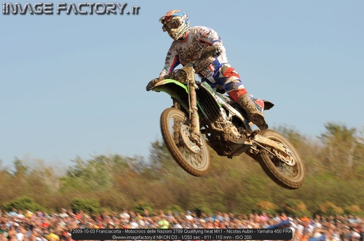 2009-10-03 Franciacorta - Motocross delle Nazioni 2789 Qualifying heat MX1 - Nicolas Aubin - Yamaha 450 FRA